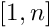 $ [1,n] $