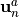 \mathbf{u}^a_n